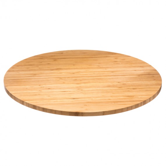 Quesera 40 cm de diámetro Plato de madera Bandeja de servir giratoria 