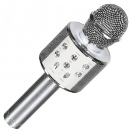 Altavoz Micrófono Inalámbrico Karaoke Bt Sd Usb WS-858