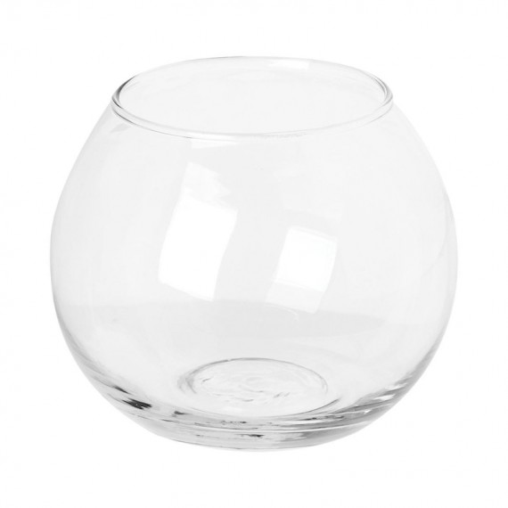 Portavelas cristal redondo transparente - Productos - Tendencia Única